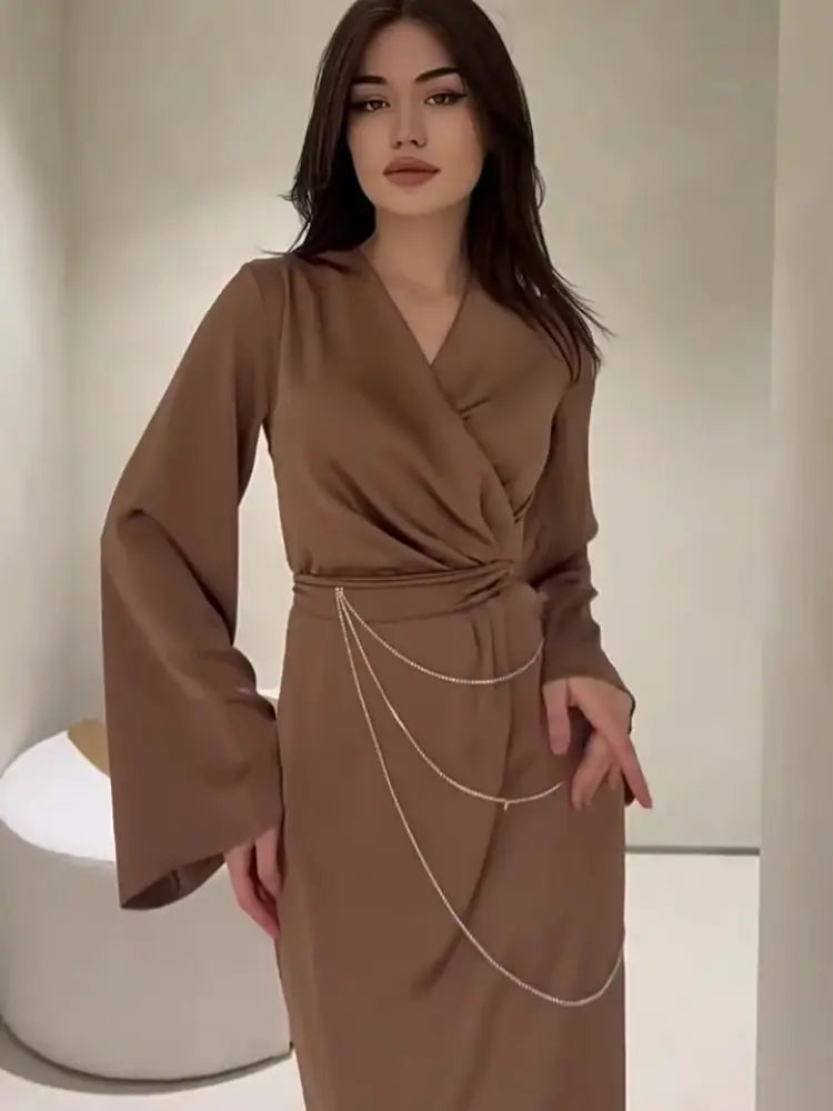 Chian Long Sleeve Dress